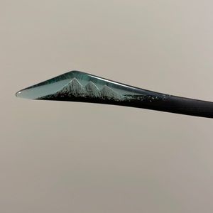 Luxury Handmade Wooden Resin Hairpin